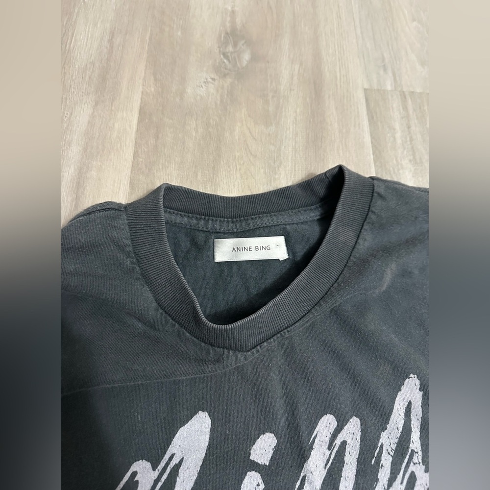 Anine Bing Washed Effect Oversized Tshirt - image 2